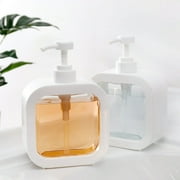 Lindbes 2 Pack Kitchen Hand and Dish Soap Dispenser Set Dispenser Bottle with Pump Dispenser Bottle for Washing Up Liquid Hand Wash Wish Shampoo Lotion Dispenser Bottle for Kitchen
